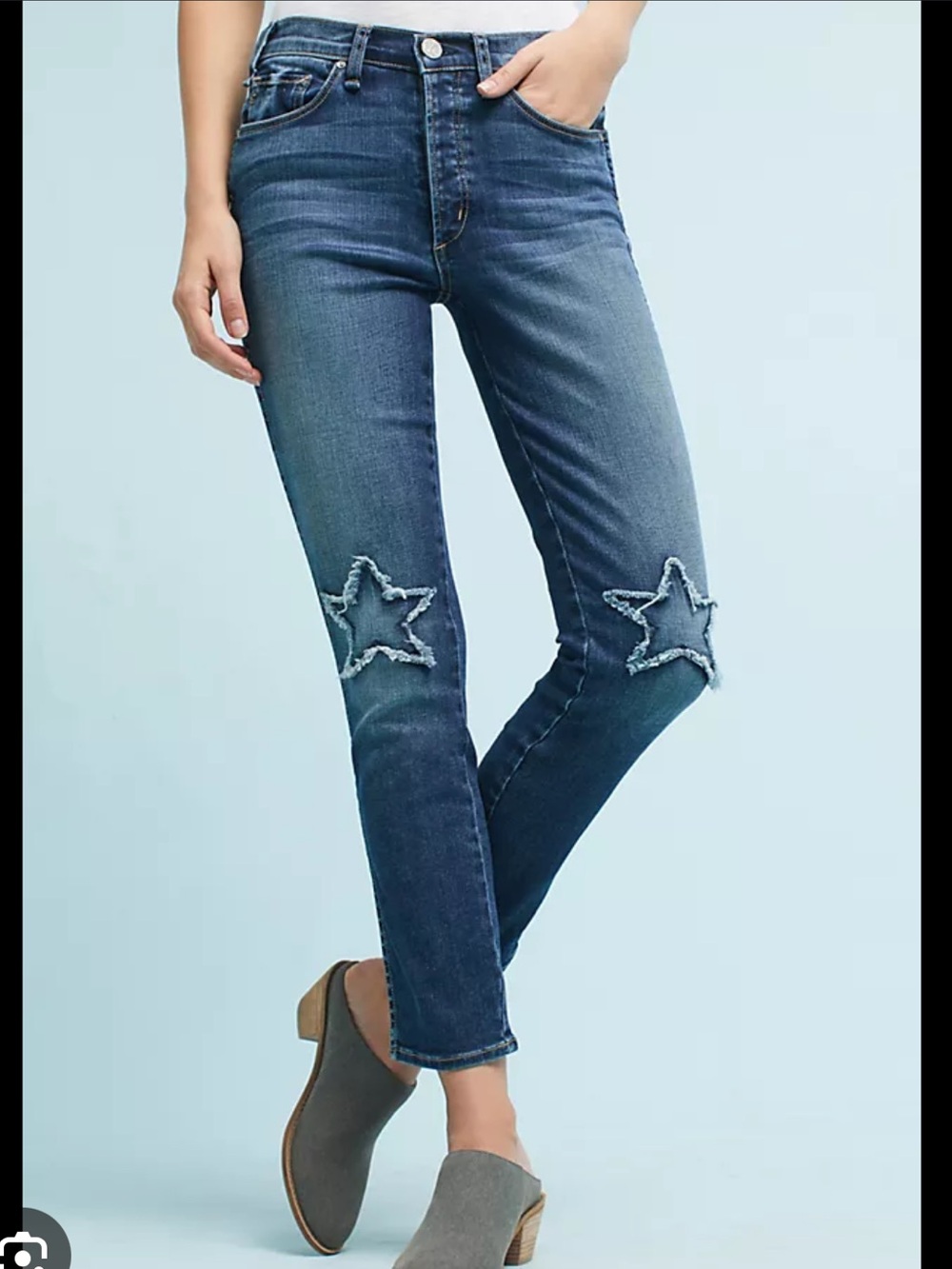 McGuire Denim Jeans with Star Knee